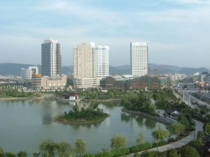 The xiu lake in Yiwu