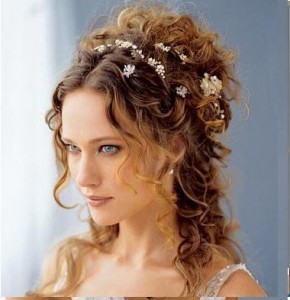 Romantic hair jewelry